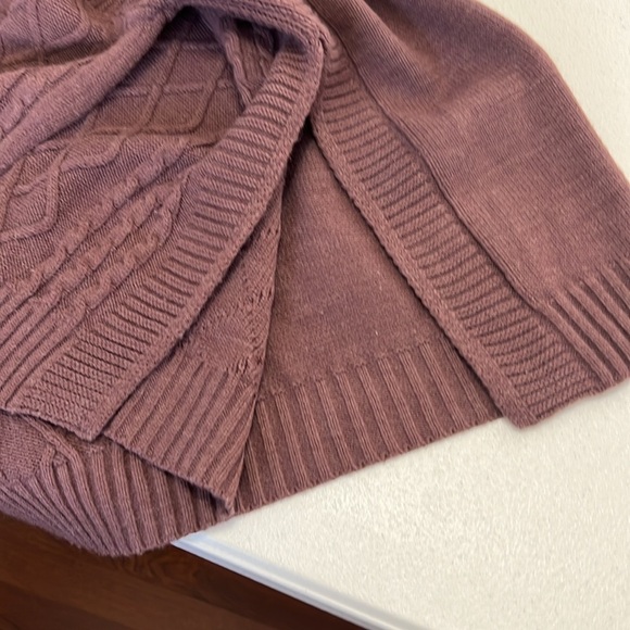 MerSea One Size Lisbon Traveler Sweater in Eggplant - Picture 10 of 11